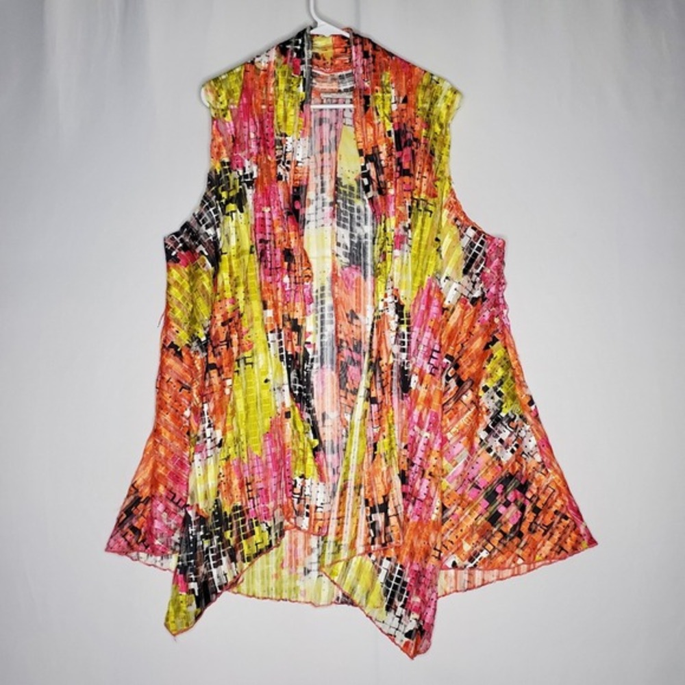 Sole Dione‎ Studio Mesh  Asymmetric Vest Women 1X Artsy Shabby Chic Fairycore